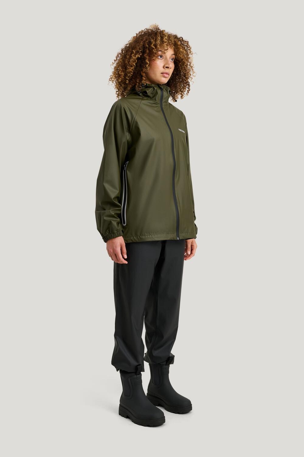 Ensemble de pluie Outdoor imperméable et compactable Rainbreaker vert foncé 6/7