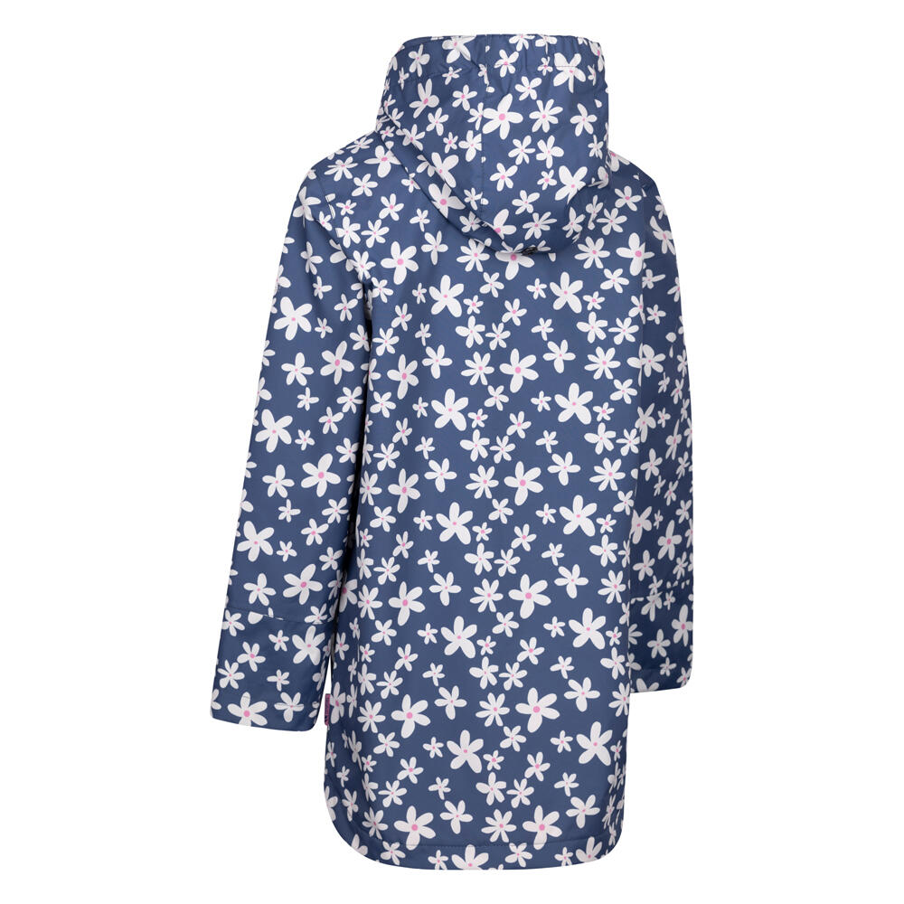 "Primdrop" Regenmantel mit Kapuze für Mädchen Damen Blue Tone Blau 2/3