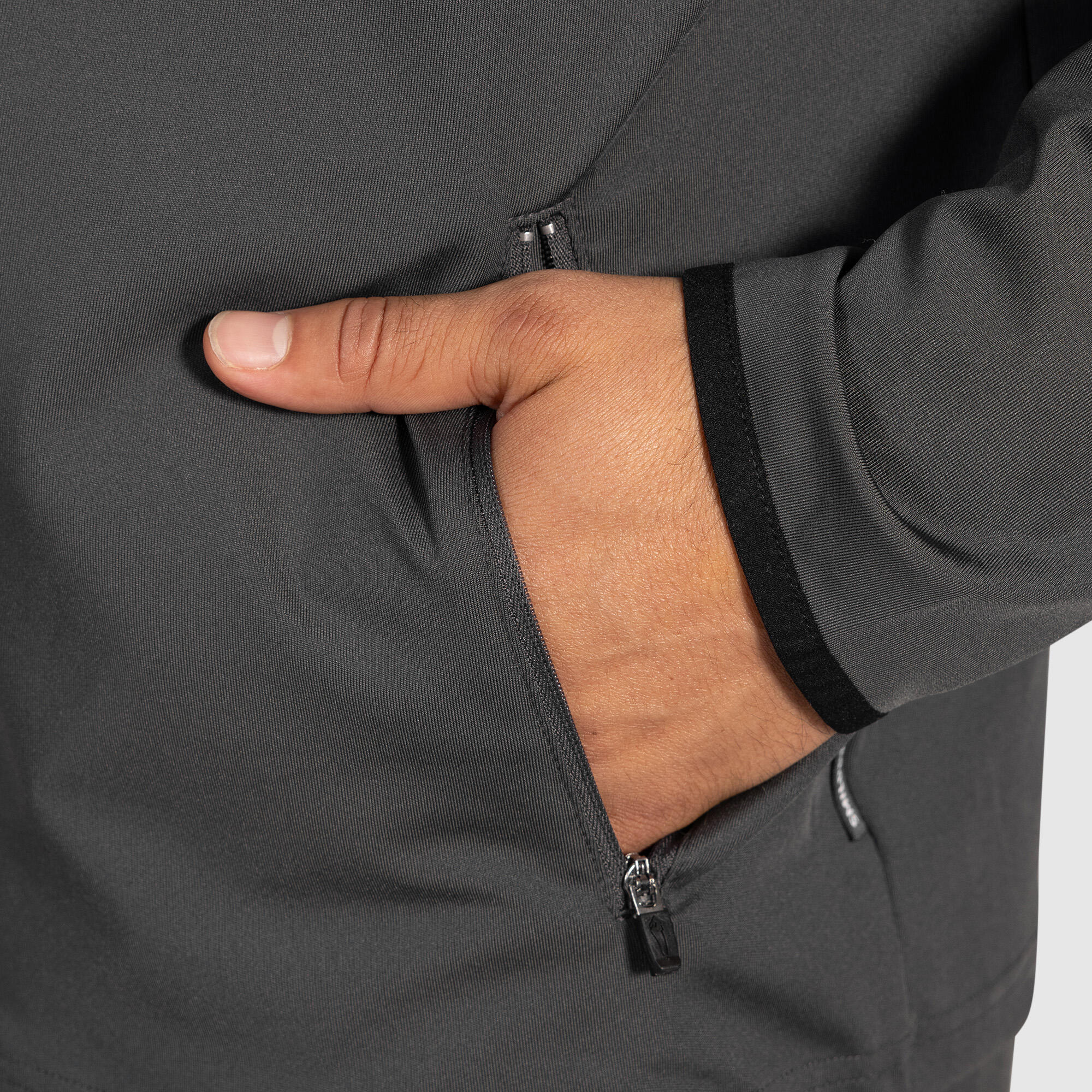 Herren Trainingsjacke Zeyn Anthrazit 4/5