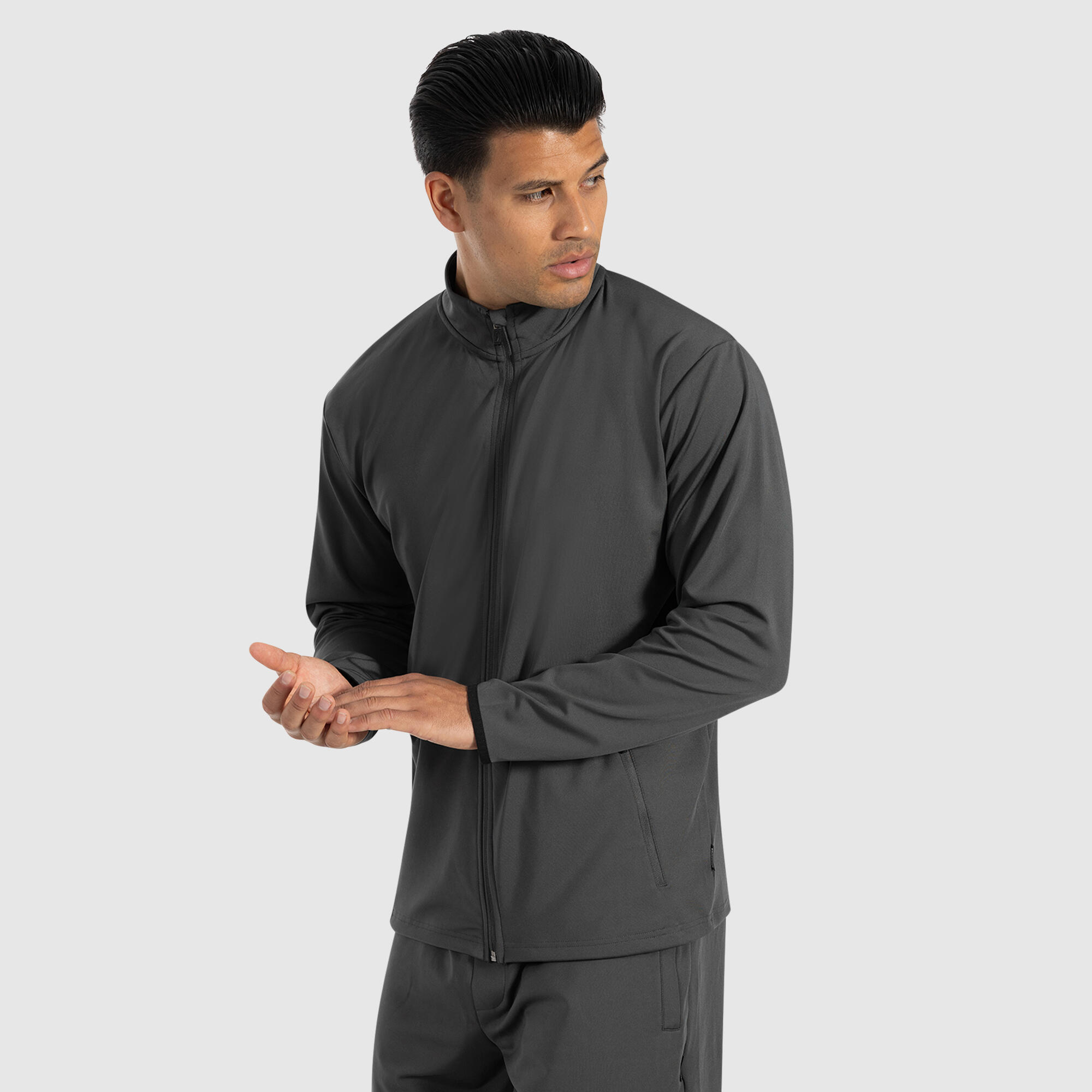 Herren Trainingsjacke Zeyn Anthrazit 2/5