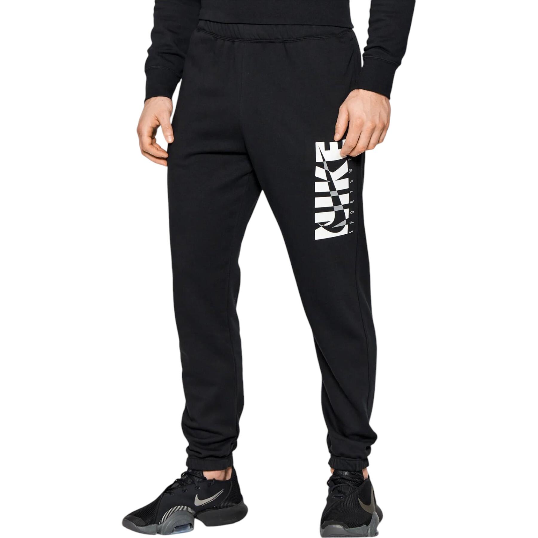 Nike Mens Full Tracksuits Sweat Black Sports Gym Pullover Hoodie Running Jogger 4/6