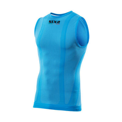 Fahrrad-Muskelshirt - SIX2 SMX TIELKO - LIGHT BLUE