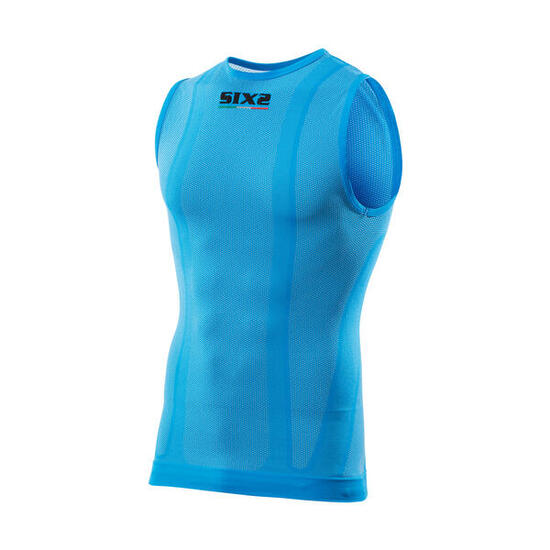Fahrrad-Muskelshirt - SIX2 SMX TIELKO - LIGHT BLUE