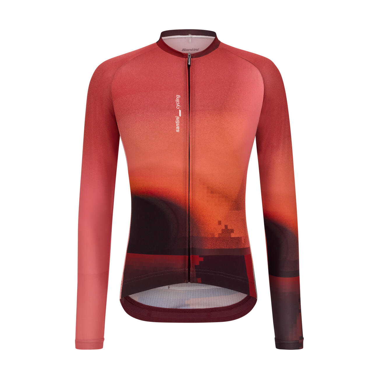Santini - Maillot D'Été ? Manches Longues - Luce - Maillot Manches Longues - Rouge - 52 2xl - Decathlon