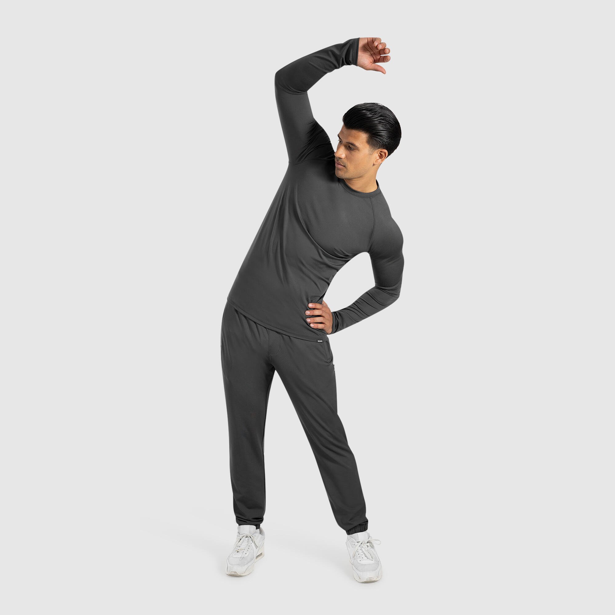 Herren Longsleeve Zeyn Anthrazit 3/5