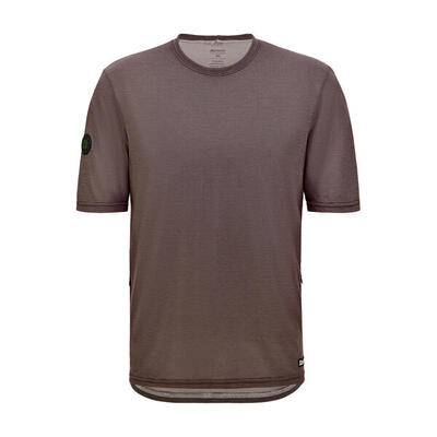 Delta line - tech t-shirt - chocolade - wielersport