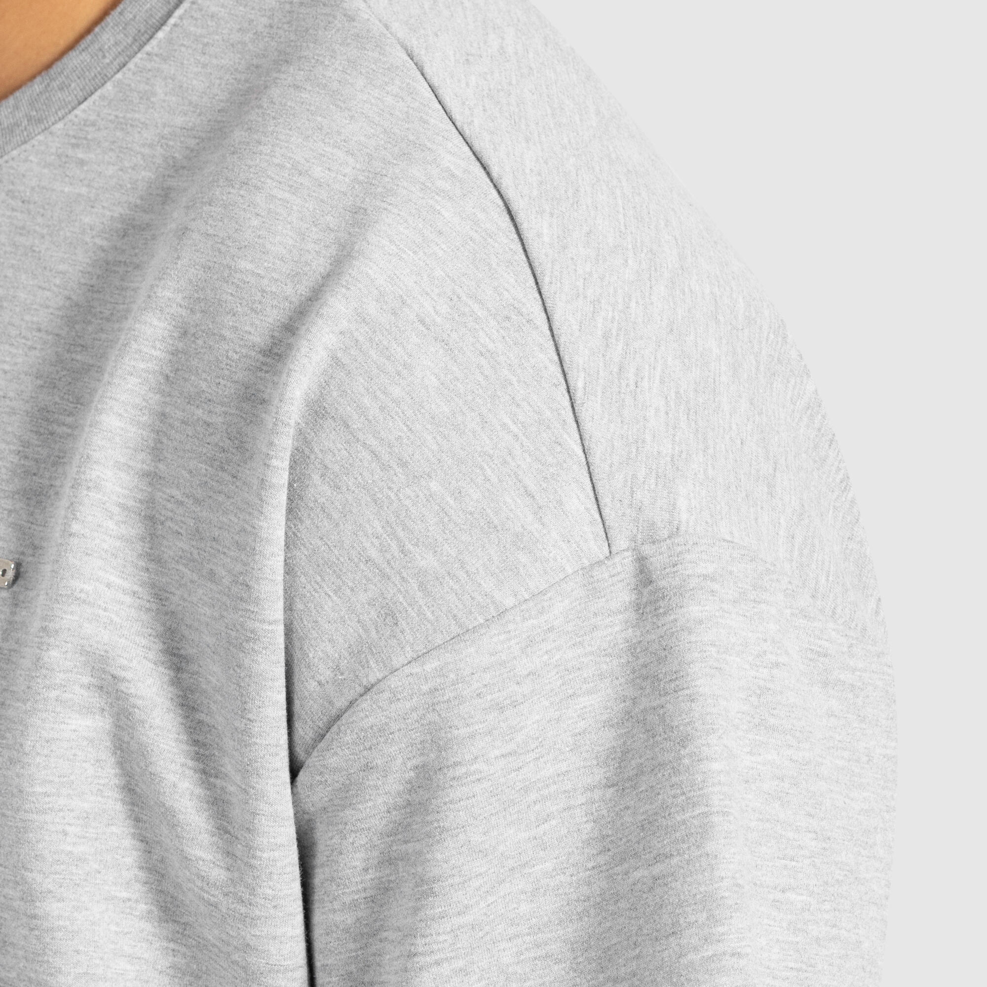 Herren T-Shirt Thiago Grau Melange 4/5