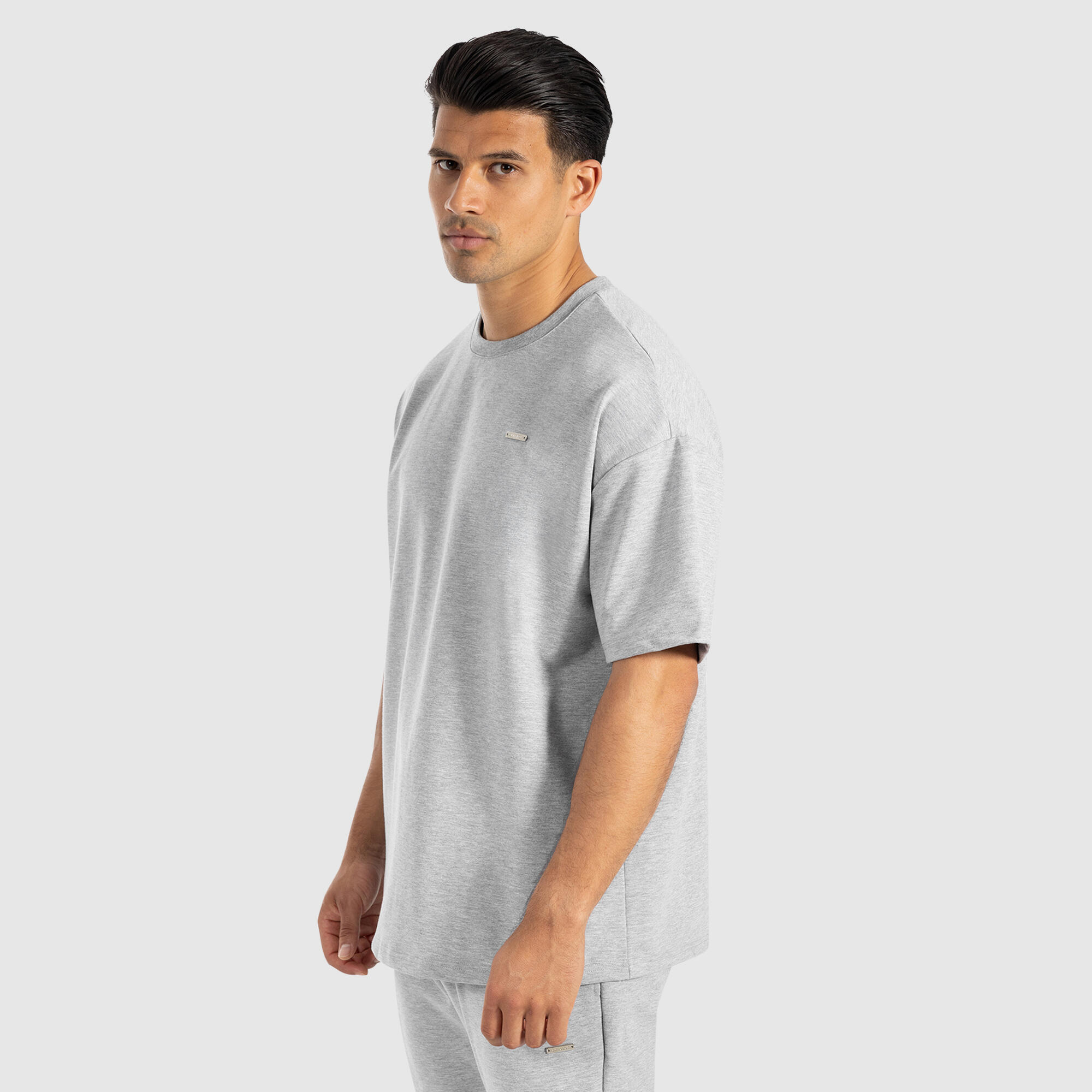 Herren T-Shirt Thiago Grau Melange 2/5