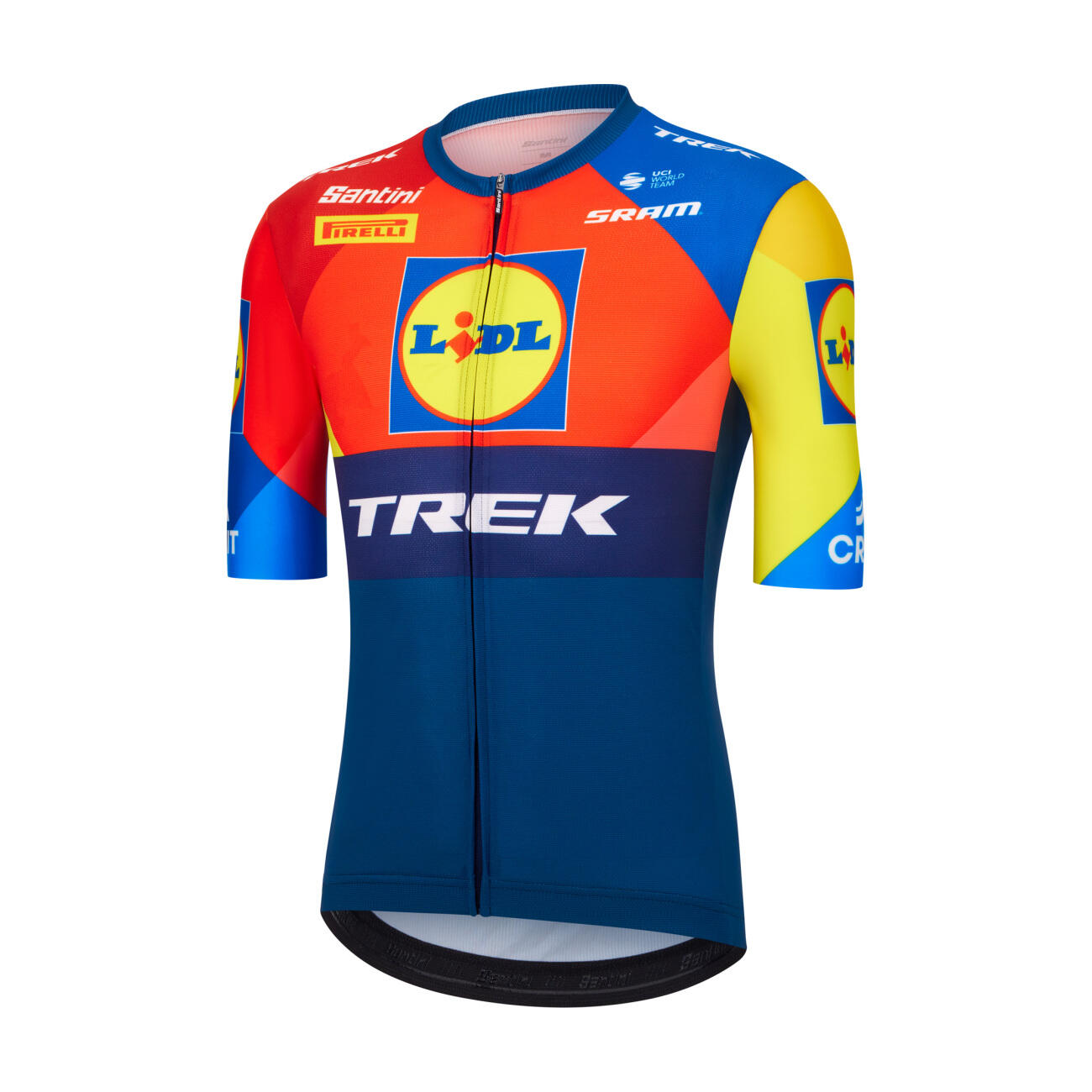 Kurzarm Fahrradtrikot - LIDL TREK 2025 2/2