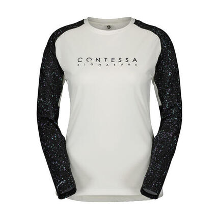 Langarm Fahrradtrikot für den Sommer - TRAIL CONTESSA SIGN. LS W
