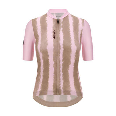 Bambu - dames jersey - roze - wielersport