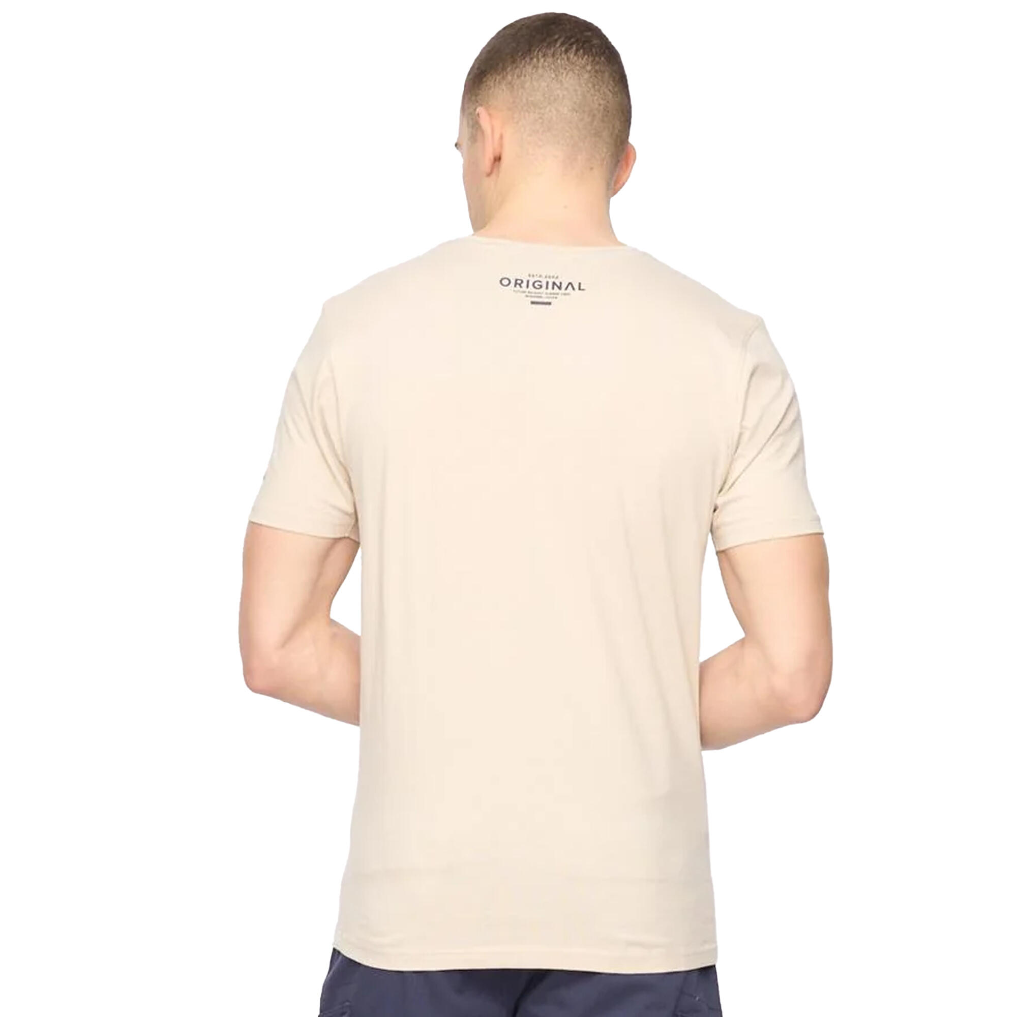 Mens Squarebox TShirt (Light Stone) 2/3