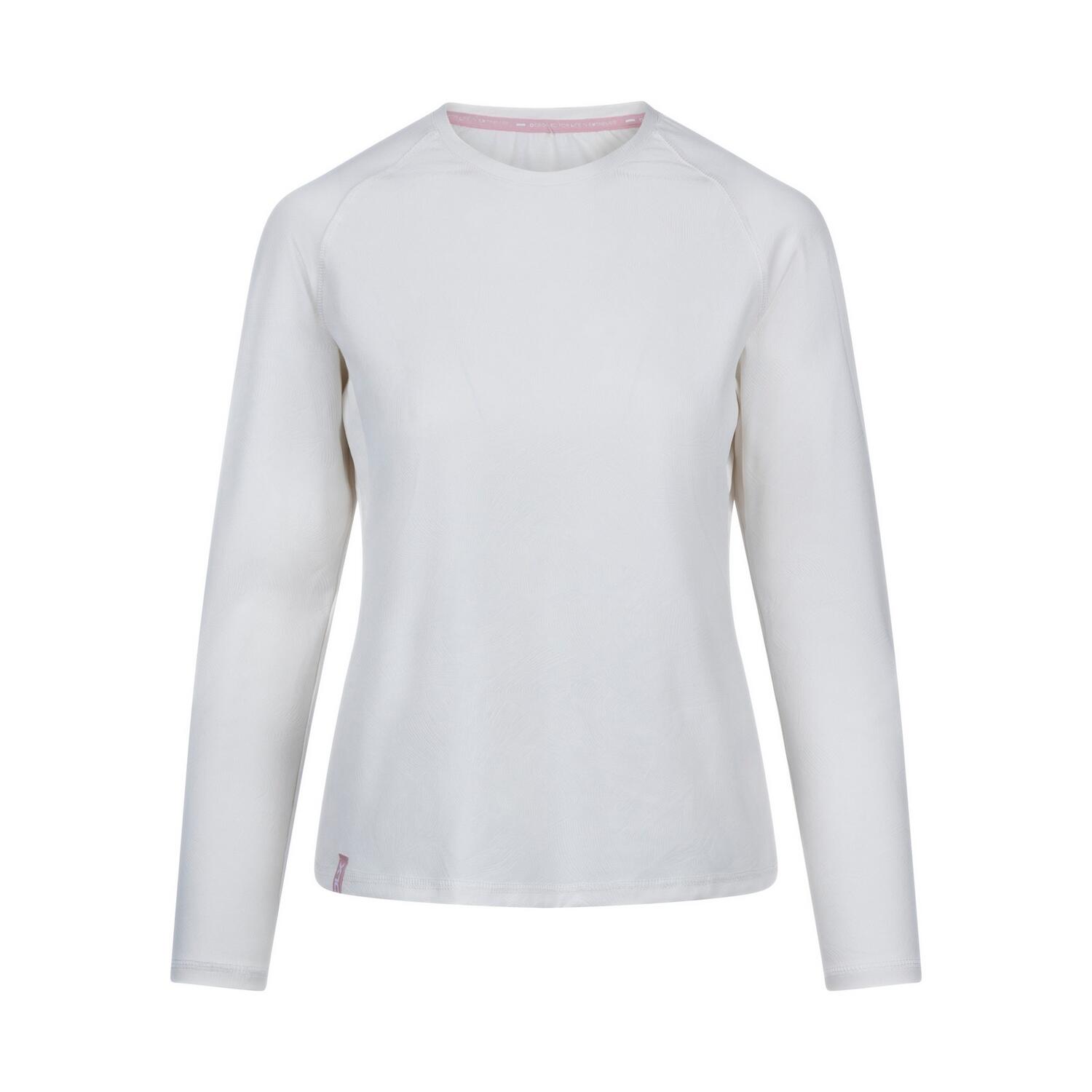 Trespass - Haut Manches Longues Anneliese Femme (blanc) - T-shirt Manches Courtes - Blanc - S - Decathlon