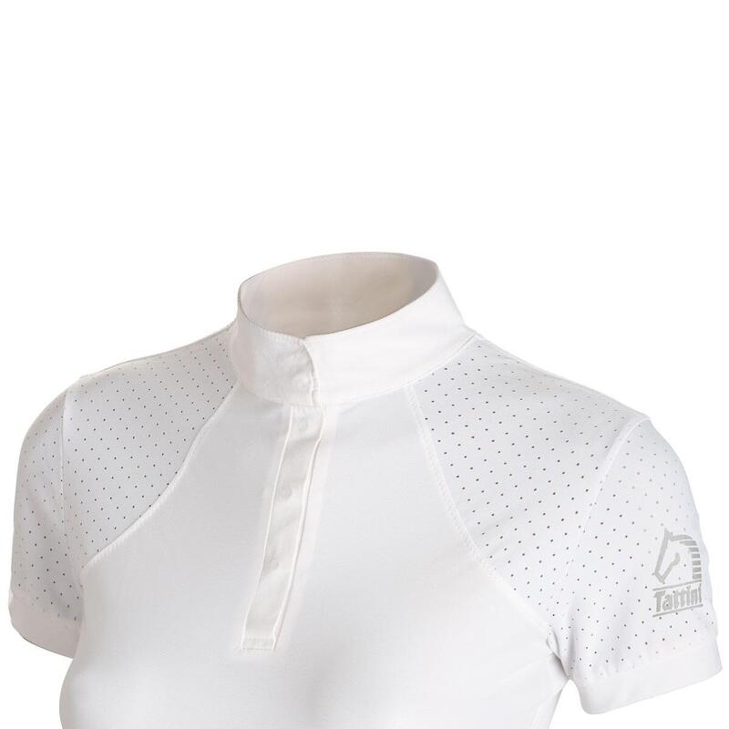 Polo Tattini cu inserții micro-perforate pentru fete