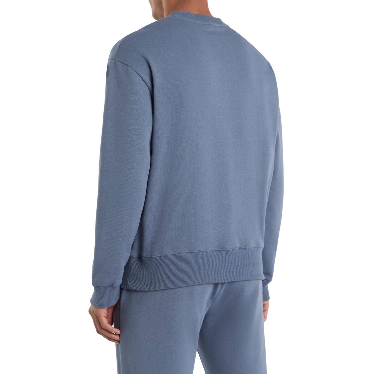 Mens Relaxed Fit Sweatshirt (China Blue) 2/3
