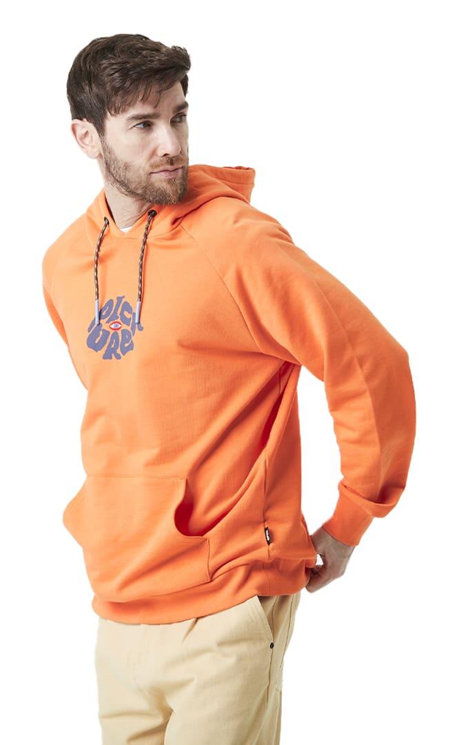 Sweat com Capuz Thru Eye Homem Laranja Enferrujado 2/7