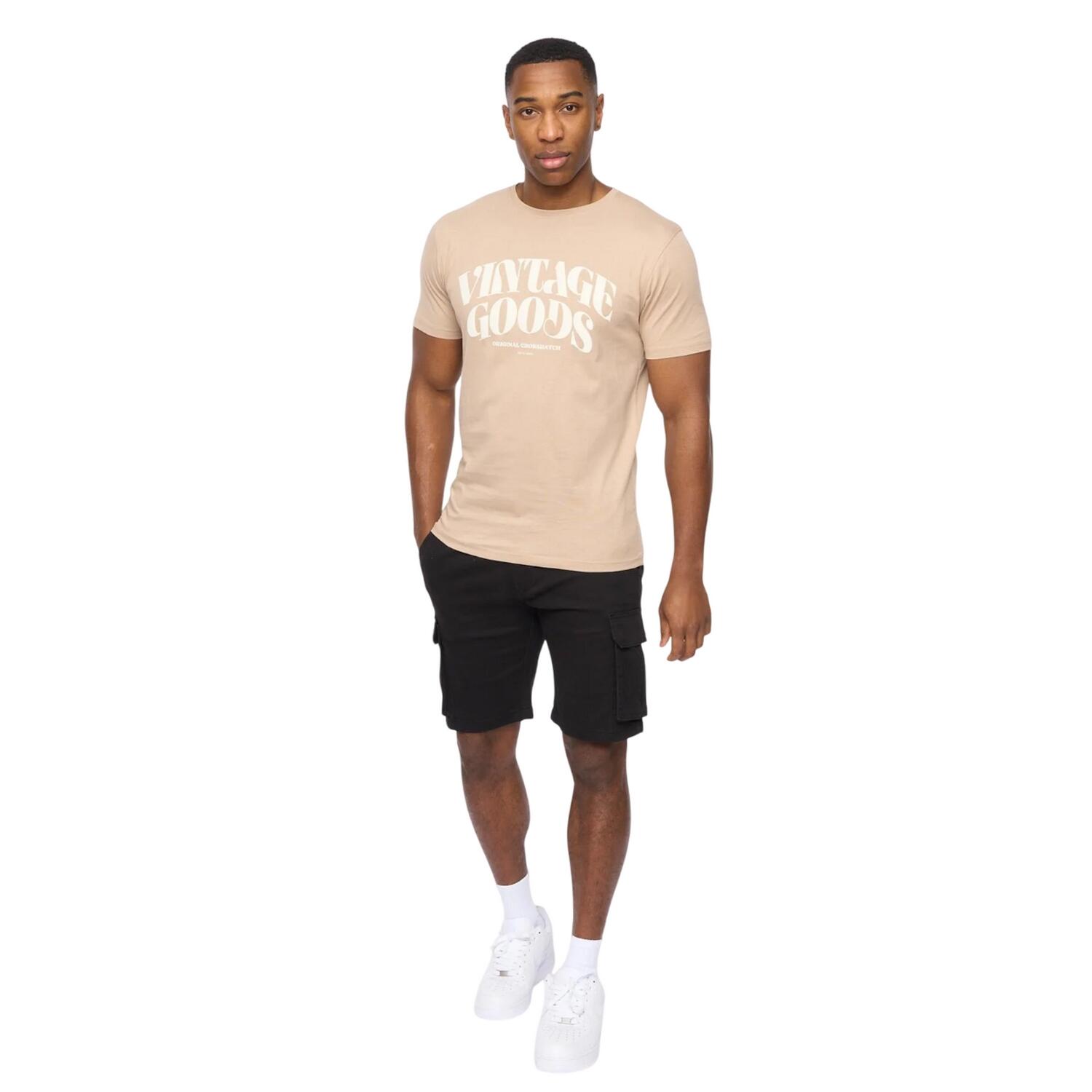 Mens Wilsby TShirt (Stone) 3/4