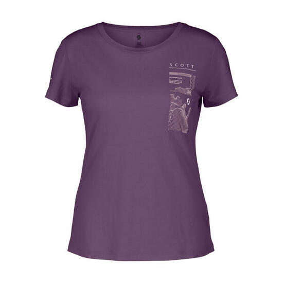 Kurzarm Fahrrad-Shirt - DEFINED MERINO GRAPHIC SS W