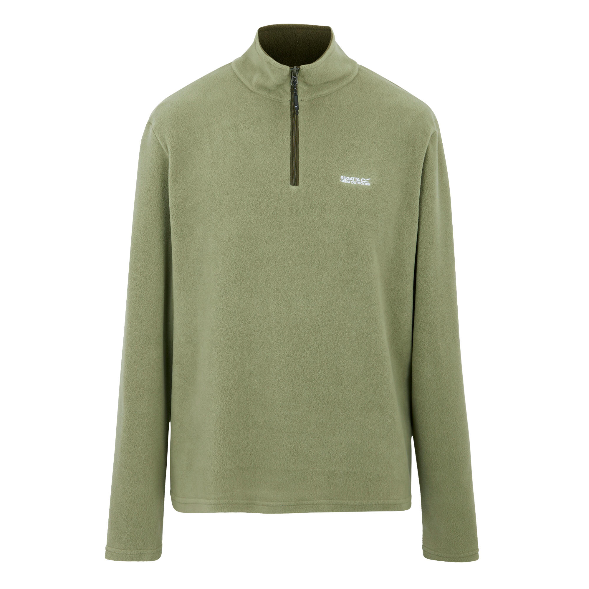 REGATTA Geweldig voor Buiten Heren Thompson Half Zip Fleece Sweater (Olie groen)