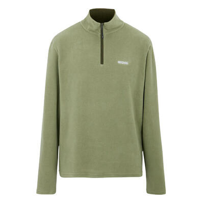 Geweldig voor buiten heren thompson half zip fleece sweater (olie groen)
