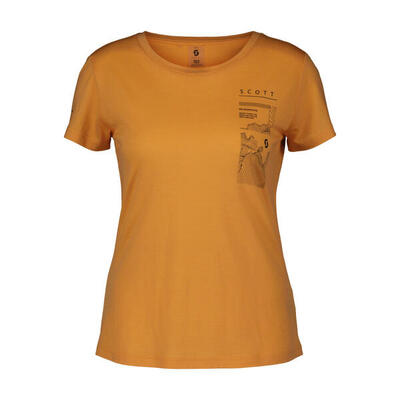 Kurzarm Fahrrad-Shirt - DEFINED MERINO GRAPHIC SS W
