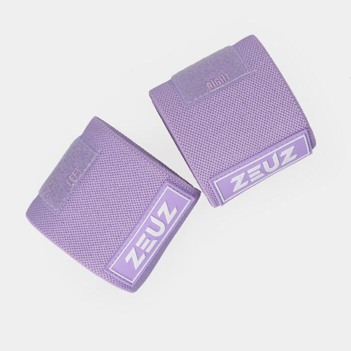 Bandes de poignet ZEUZ (lot de 2) pour le Functional Fitness – Bracelet – Violet 6/7