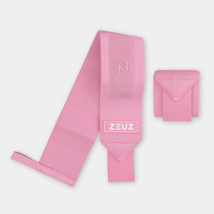 Bandes de poignet ZEUZ (2 pièces) pour le Functional Fitness – Bracelet – Rose 2/7