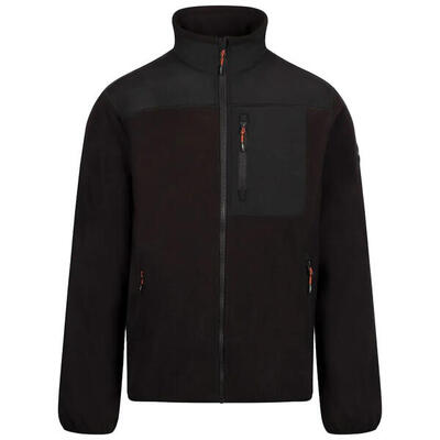 Heren lafferty fleece jas (zwart)