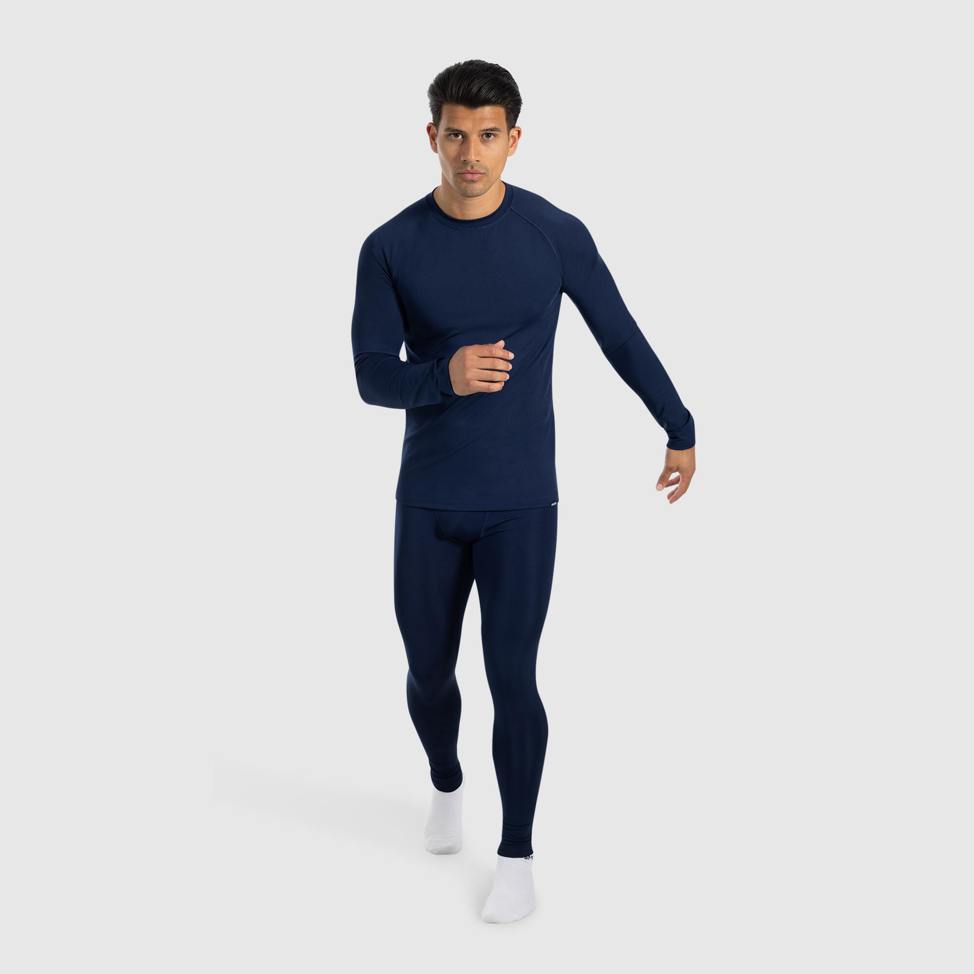 Herren Longsleeve Zeyn Marineblau 3/5