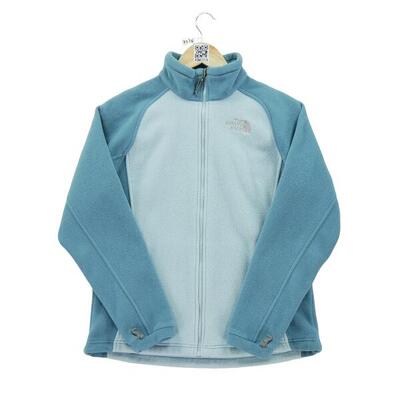 Tweedehands - dames tnf lichtblauwe fleece jas - als nieuw