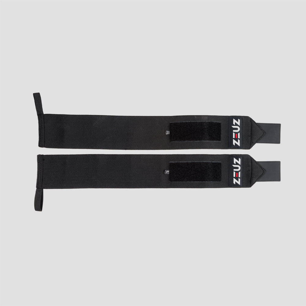 ZEUZ Set di 2 fasce da polso per fitness e Functional Fitness – Nero 3/7
