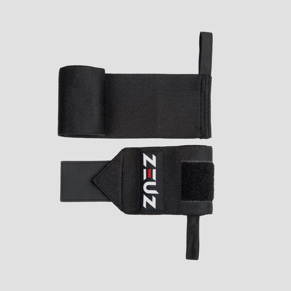 ZEUZ Set di 2 fasce da polso per fitness e Functional Fitness – Nero 2/7