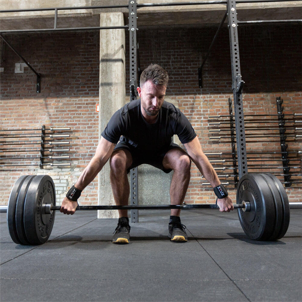 ZEUZ Set di 2 fasce da polso per fitness e Functional Fitness – Nero 7/7