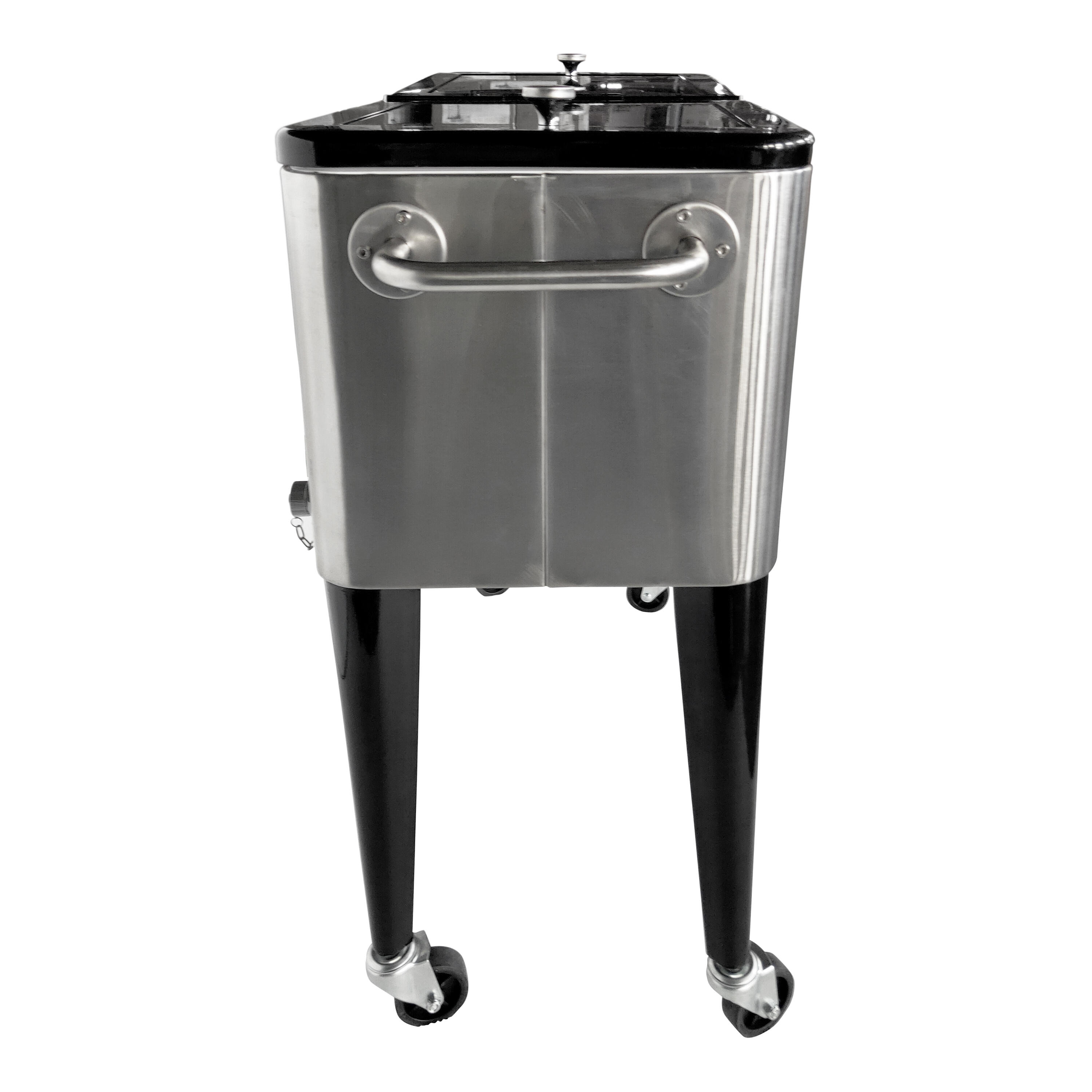 Retro Koelbox Roestvrij Staal, Drankkoeler, 76 liter 7/7