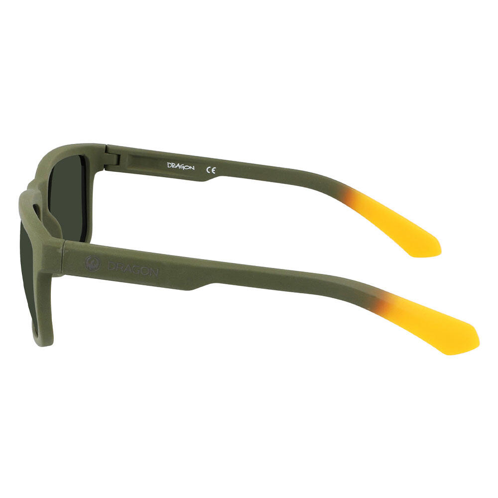 REED Unisex Sunglasses - Matte Olive Fade/Lumalens G15 Green 3/4