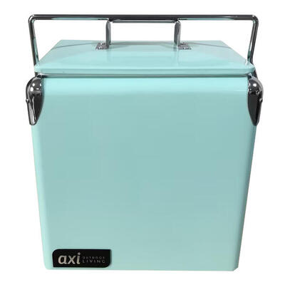AXI Mini frigorifero portatile verde con apribottiglie - 13 L/10 kg