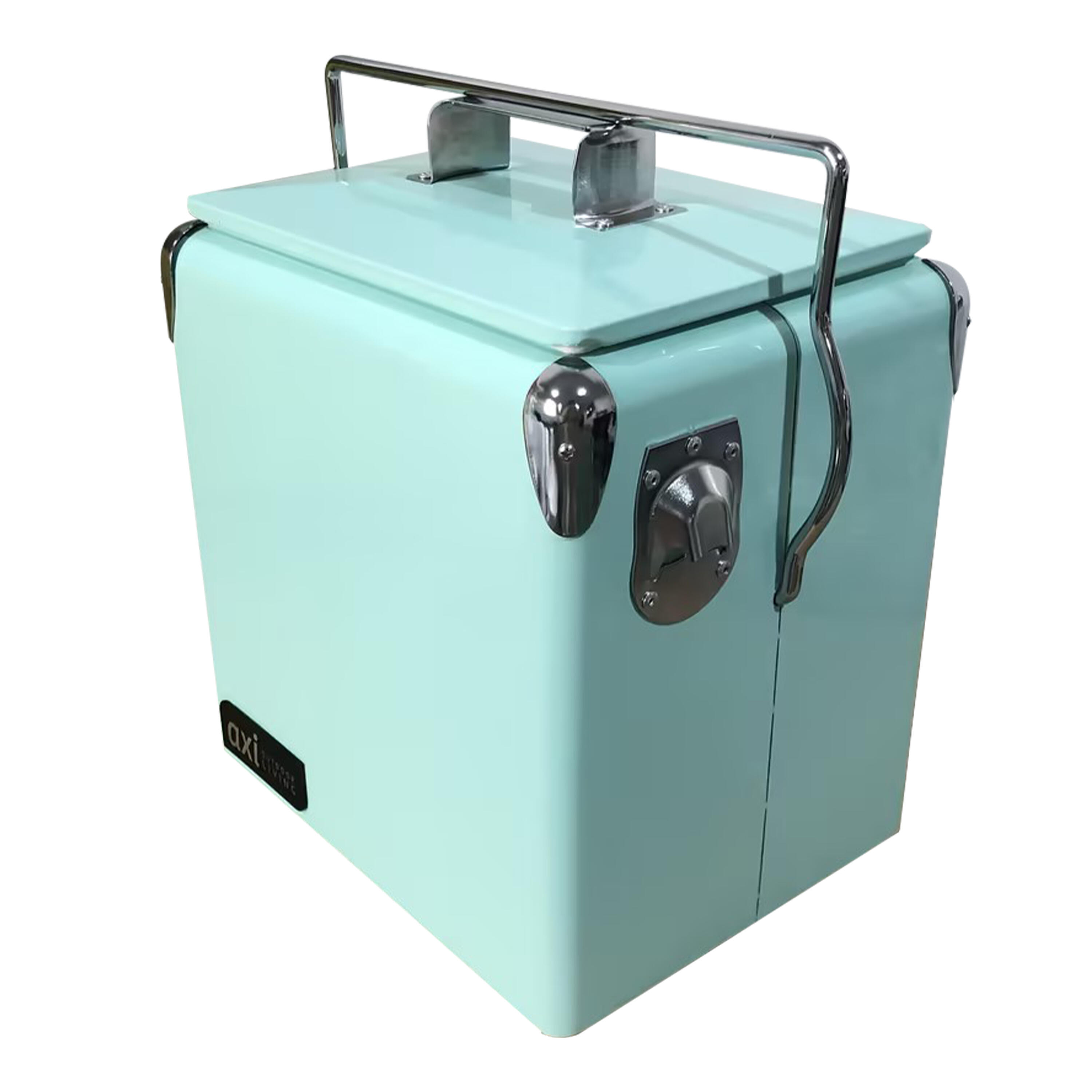 AXI Mini frigorifero portatile verde con apribottiglie - 13 L/10 kg 2/4