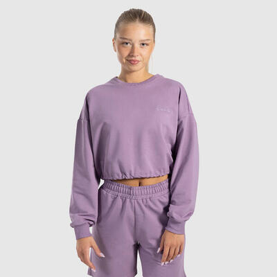 Damen Crop Sweatshirt Triana Schwarz