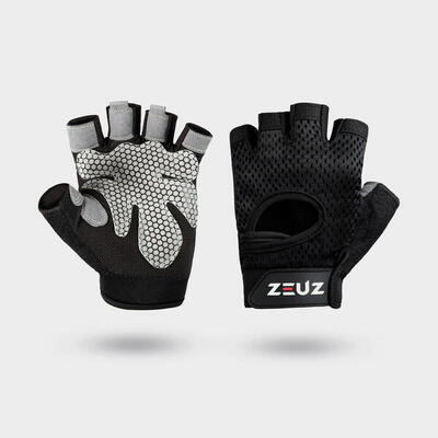 Zeuz sport & fitness handschoenen heren & dames – zwart – maat l