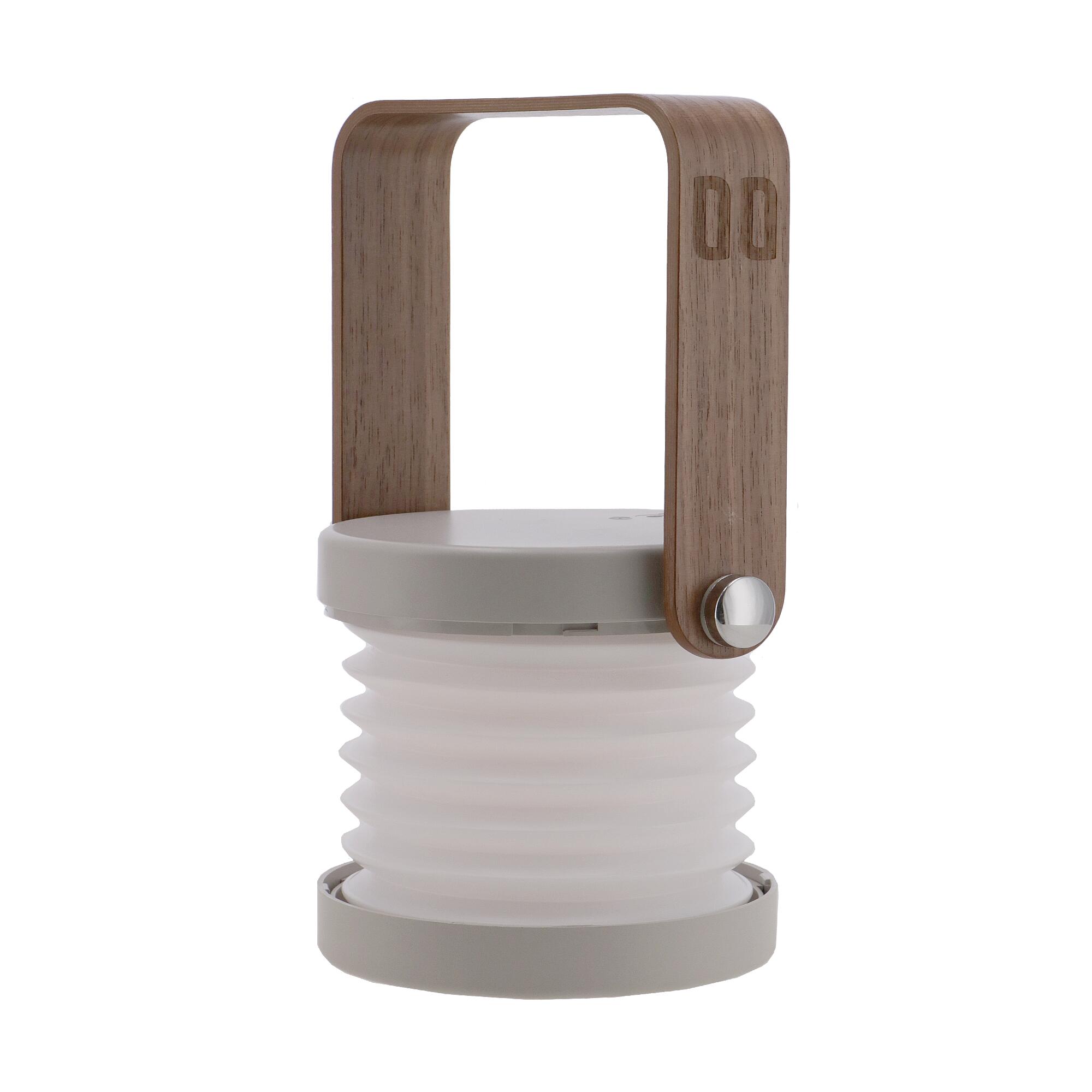 TRAVELLIFE Njord lantern light grey - Rechargeable lasts up to 7 hours