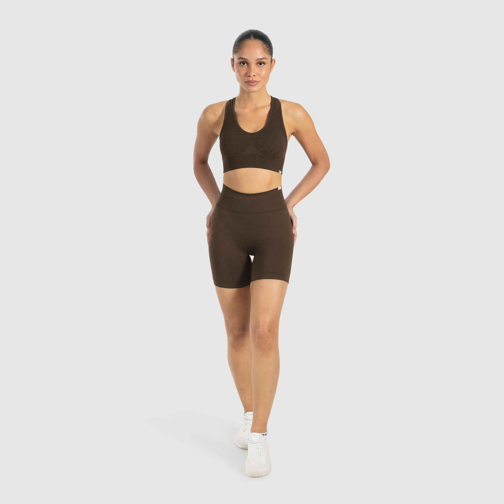 Damen Shorts Amaze Scrunch Braun 3/5