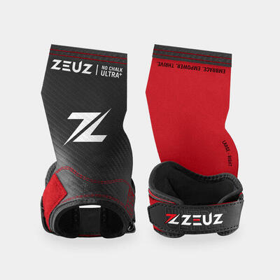 Zeuz ultra no chalk grips voor crossfit. turnen & gymnastics – zwart – maat m