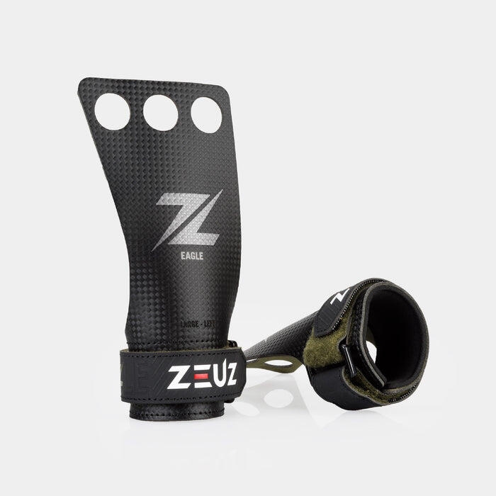 ZEUZ Grips voor Functional Fitness, Turnen & Gymnastics – Zwart – Maat M 2/7