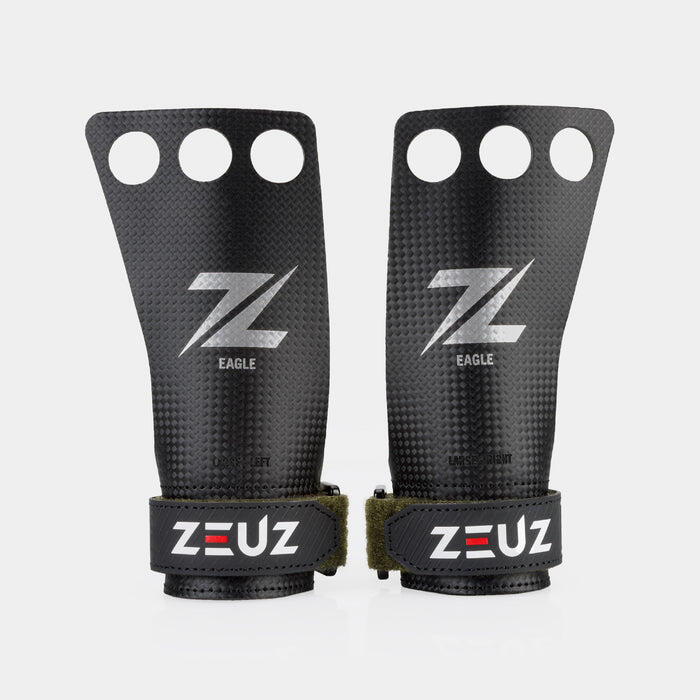 ZEUZ Grips voor Functional Fitness, Turnen & Gymnastics – Zwart – Maat M 5/7