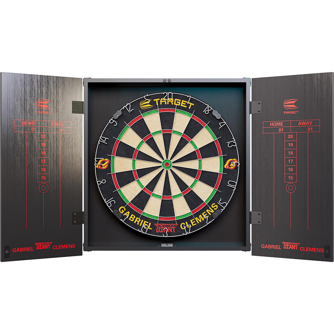 TARGET Target Gabriel Clemens Dart Board Cabinet Set
