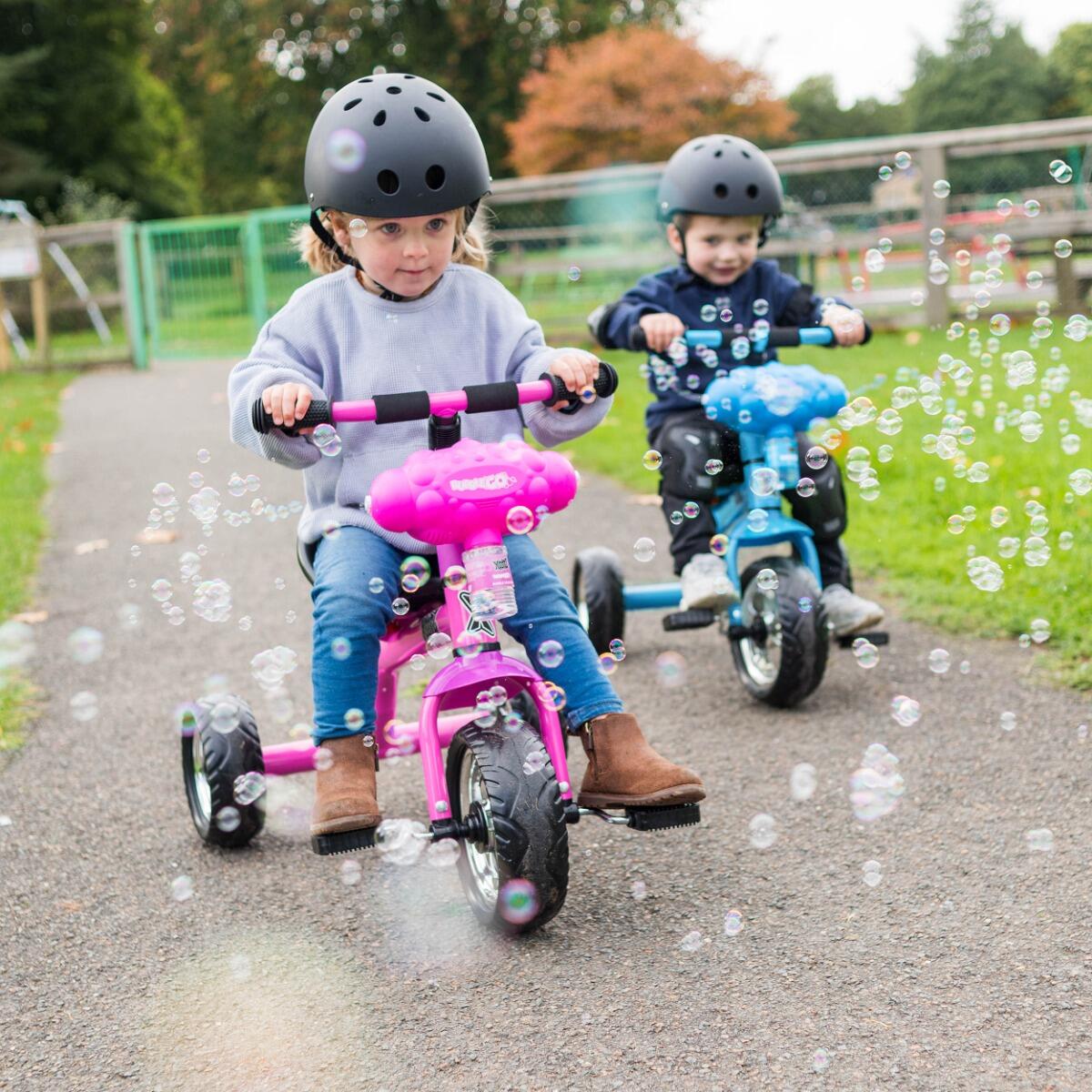 Xootz Bubble Go Trike for Kids, 3 Wheel Bike for Toddlers with Bubble Machine 3/6