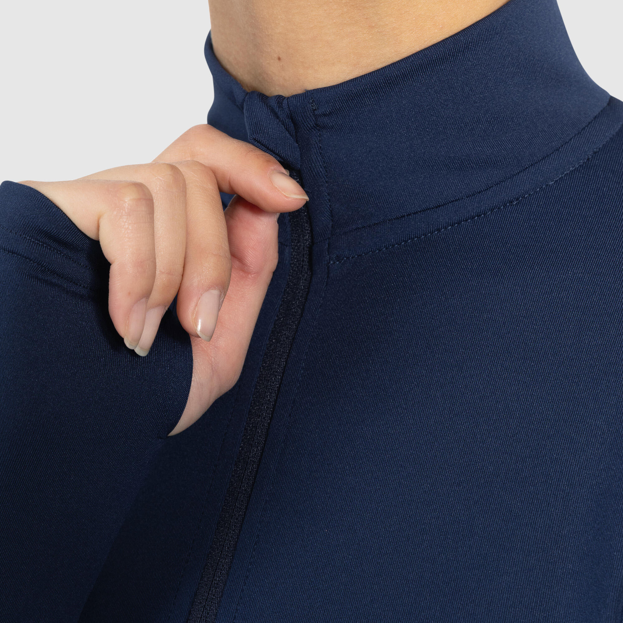Damen Crop Jacke Nilai Marineblau 5/5