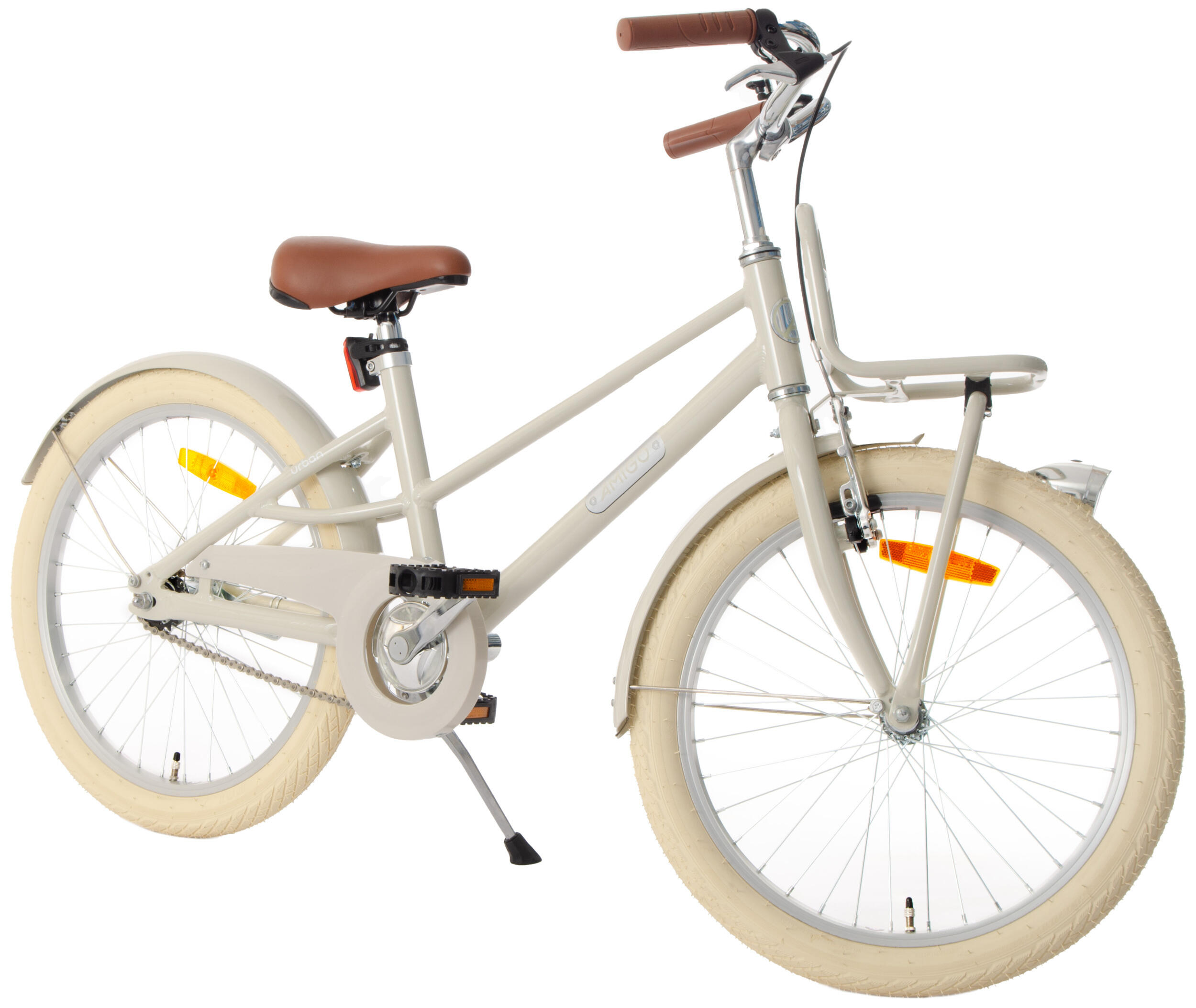 AMIGO Meisjesfiets Urban Aluminium Frame 26 Inch Meisjes Terugtraprem Zandbruin 5/7