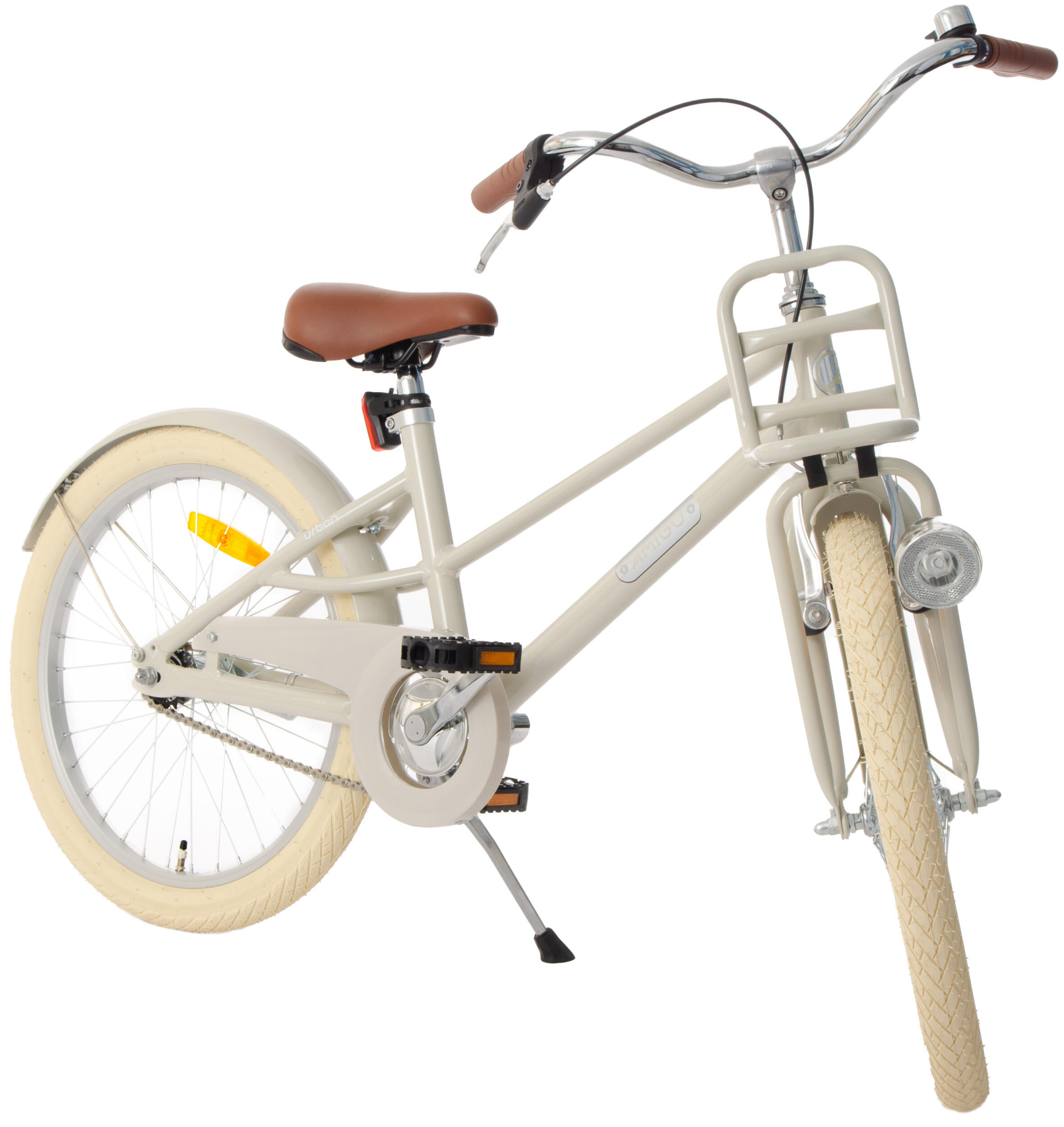 AMIGO Meisjesfiets Urban Aluminium Frame 26 Inch Meisjes Terugtraprem Zandbruin 4/7