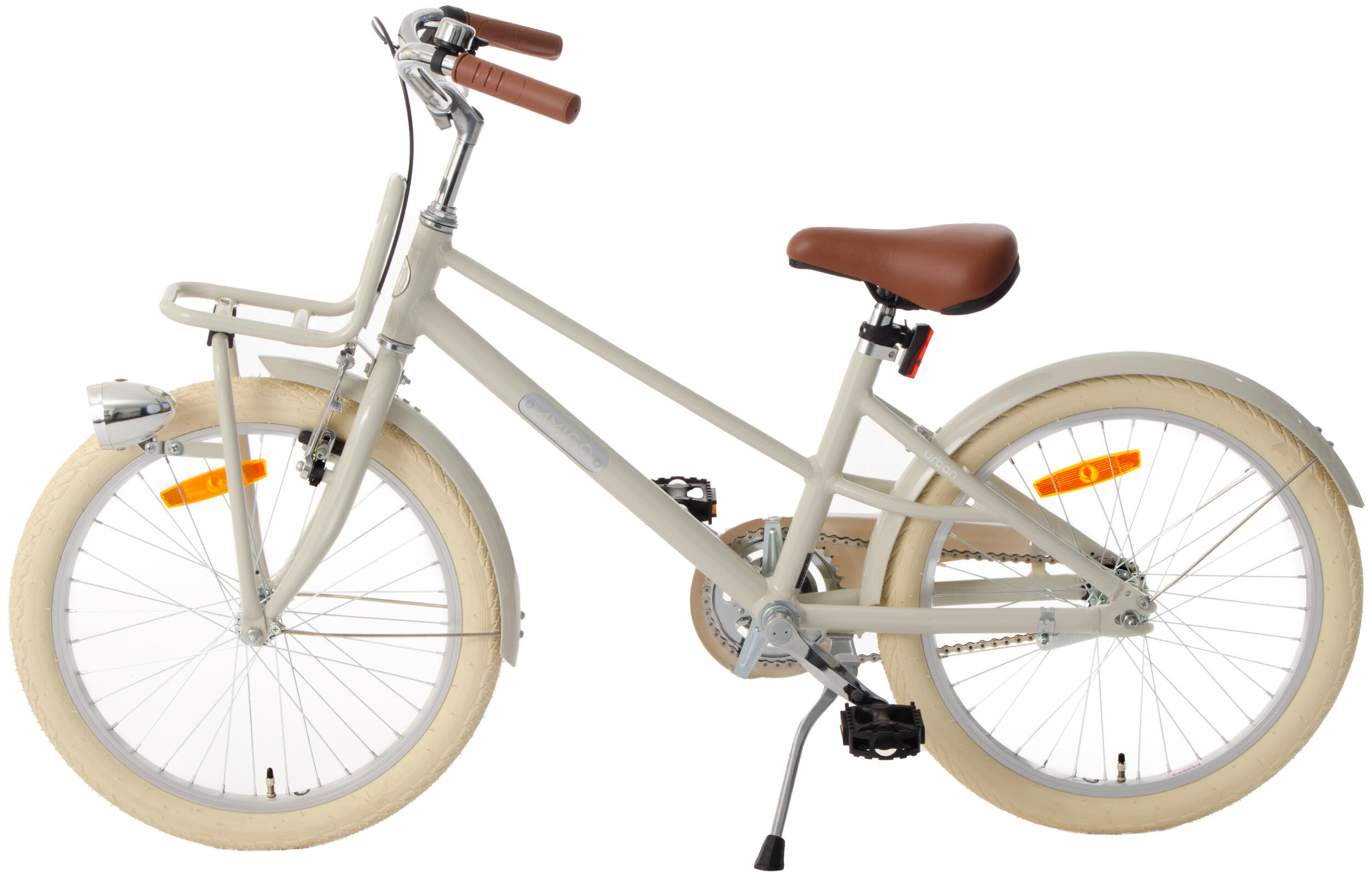 AMIGO Meisjesfiets Urban Aluminium Frame 26 Inch Meisjes Terugtraprem Zandbruin 3/7